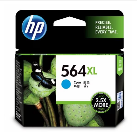 CARTUCHO DE TINTA HP 564XL ALTO RENDIMIENTO CIAN 7.5ml CB323W