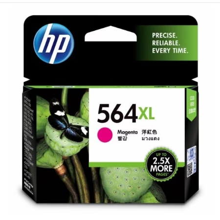 CARTUCHO DE TINTA HP 564XL ALTO RENDIMIENTO MAGENTA 7.5ml CB324W