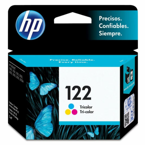 CARTUCHO DE TINTA HP 122 TRI-COLOR 1.5ml CH562H