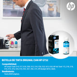 BOTELLA DE TINTA HP GT52 CIAN 70ML M0H54A